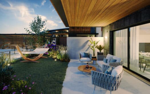 Nuovo trilocale con amplio terrazzo e piscina